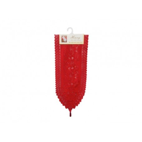34"x13.5" Red Table Runner (24/120/c)