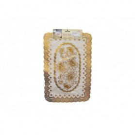 2 pc 17"x11.5" Pacemats Golden (24/144/c)