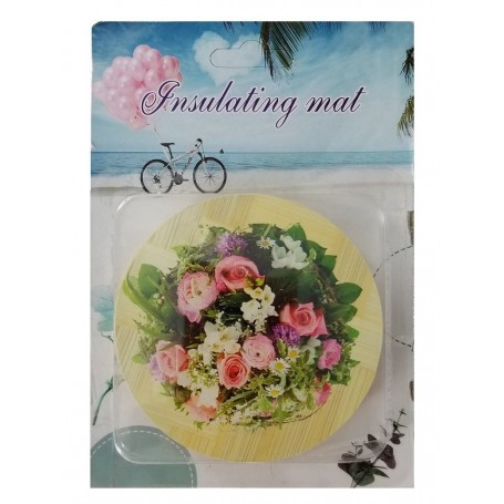 4 pc 4" Round Insulation Coasters (24/192/c)