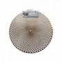 15" Round Golden Plastic Placemat (36/144/c)