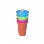 4 pc Plastic Cup Set