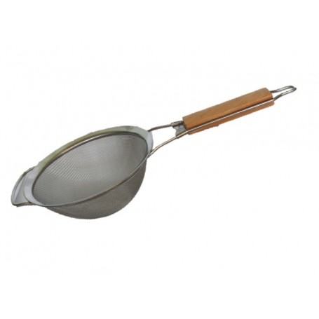 10"/25cm Wood Handle Strainer