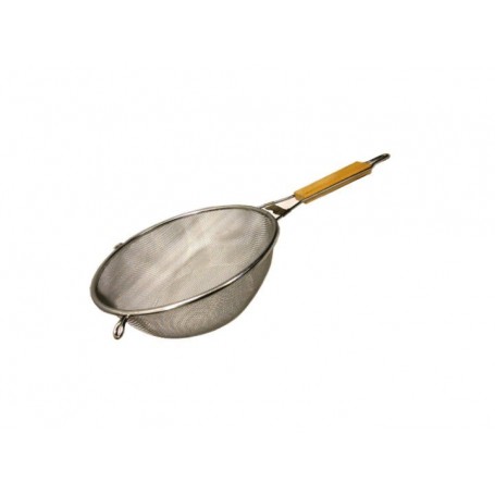 7.25"/18.5cm Wood Handle Strainer (12/72/c)