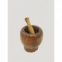 4-1/2" Wooden Mortar & Pestle (30/60/c)