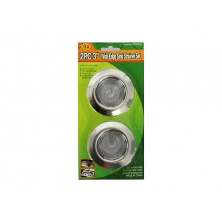 2 pc 3" Wide Rim Strainer Set (36/144/c)