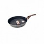 24cm Wood Handle Deep No-Stick Frying Pan (12/24/c)