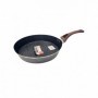 28cm Wood Handle Deep No-Stick Frying Pan (12/24/c)