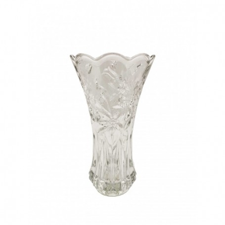 9.5"x5" Crystal Flower Vase Clear (15/c)