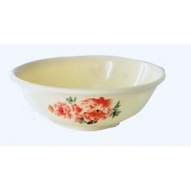 7.5" Melamine Bowl Rose (48/c)