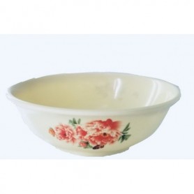 9.5'' Melamine Bowl Rose (48/c)