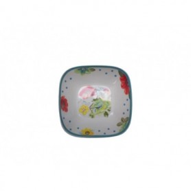 Melamine 6" Square Bowl Flower (48/c)