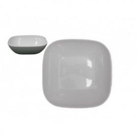 7.5" Melamine Square Bowl Ivory