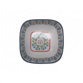Melamine 8" Square Bowl Antique (48/c)