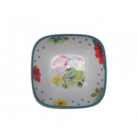 Melamine 8" Square Bowl Flower (48/c)