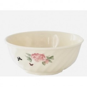 6" Melamine Bowl Rose (48/c)