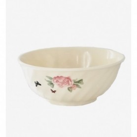 7" Melamine Bowl Rose (48/c)