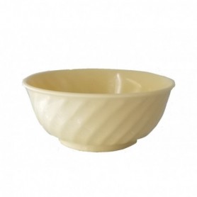 8" Melamine Bowl Beige (48/c)