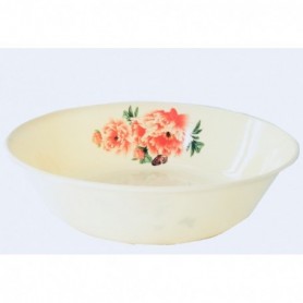 12" Melamine Soup Bowl Rose (48/c)