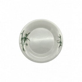 10.5" Melamine Round Plate Bamboo (48/c)