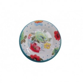 Melamine 10.5" Round Plate Flower (48/c)