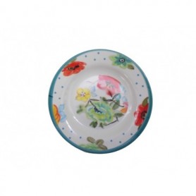 Melamine 10" Soup Plate Flower (48/c)