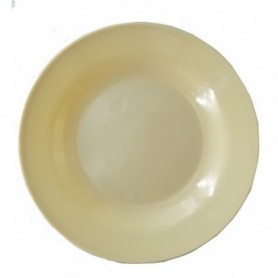 12" Melamine Soup Plate Beige (48/c)
