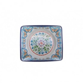 Melamine 10" Square Plate Antique (48/c)
