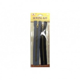 2 pc 7.5" Steel Chain Zipper Set