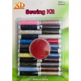 24 pc Thread Roll & Needle Kit (24/144/c)