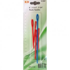 5 pc 6"+3-1/2"+2-3/4" Plastic Needle Kit (24/288/c)