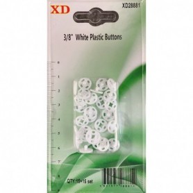 15 pr 3/8" White Snaps (24/288/c)