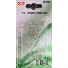 10 pr 5/8" White Snaps (24/288/c)