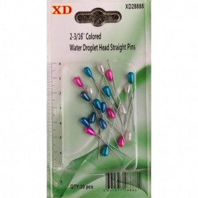 20 pc 2-3/16" Straight Pins (24/288/c)