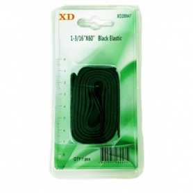 1-3/16"x60" Elastic Black (24/288/c)