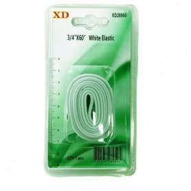 3/4"x60" Elastic White (24/288/c)
