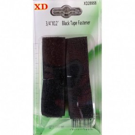 3/4"x12" Black Velcro (24/288/c0