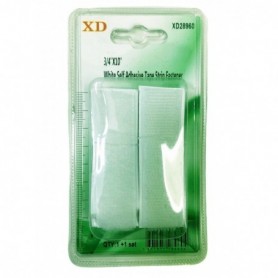 3/4"x10" Self-Adhesive Back Velcro White (24/288/c)