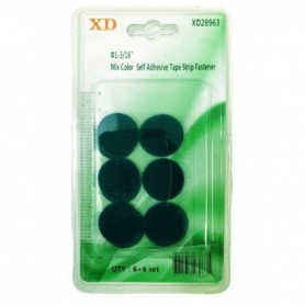 6 pr 1-3/16" Round Velcro Set (24/288/c)