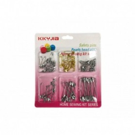 6 Section 84 pc Safety Pin Set (24/288/c)