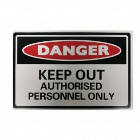 Danger Keep Out 2"x8" (12/600/c)