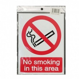 No Smoking Sign 6"x8" (12/600/c)
