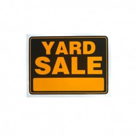 Yard Sale Sign Black-Yellow (24/300/c)