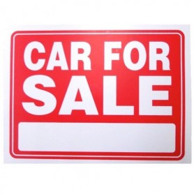 Car Sale Sign (12/300/c)