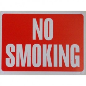 No Smoking Sign 12" x 9"