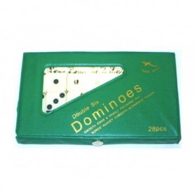 28 pc Dominoes in PU Leather Box “4807" (30/c)