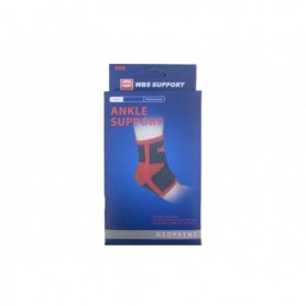 Pair Ankle Support Sleeve Red (24/144/c)