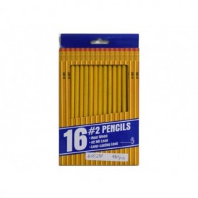 16 pc 2 Yellow Pencil Set (12/240/c)