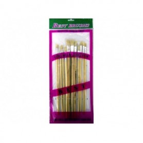 12 pc Paint Brush Set (12/300/c)