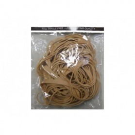 100g Rubber Bands Brown (24/144/c)