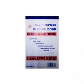 50 Duplicate Inv Book 5.25"×7.5" M732 (20/120/c)
